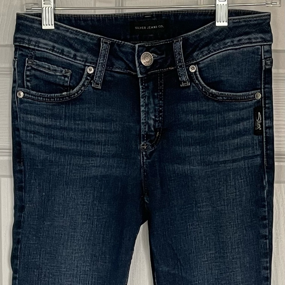 Silver Jeans Co. Slim Bootcut, Size 26, Medium-Dark Denim